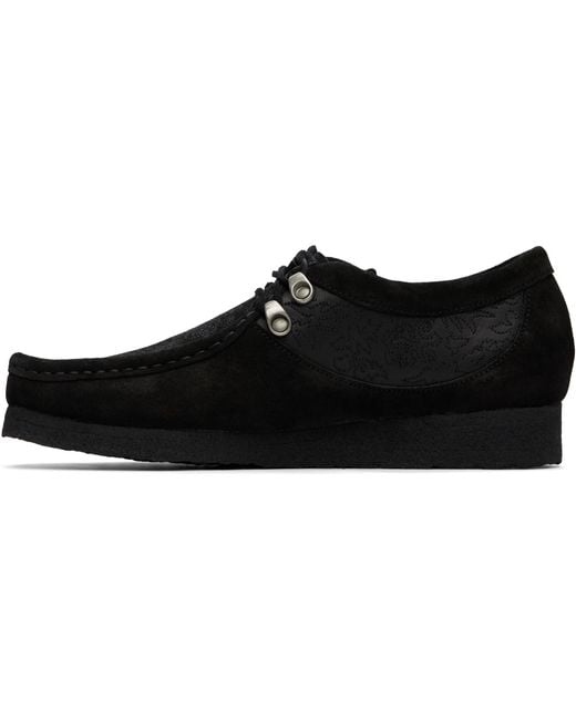 ANDERSSON BELL Black Clarks Originals Edition Wallabee Derbys for men