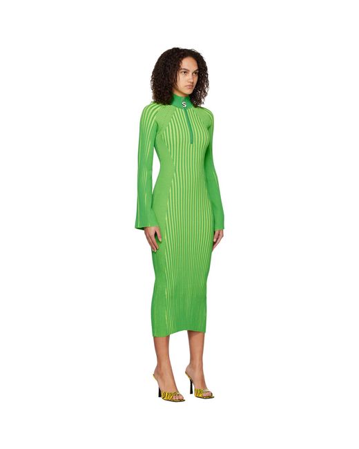 Simon Miller Green Zumi Midi Dress