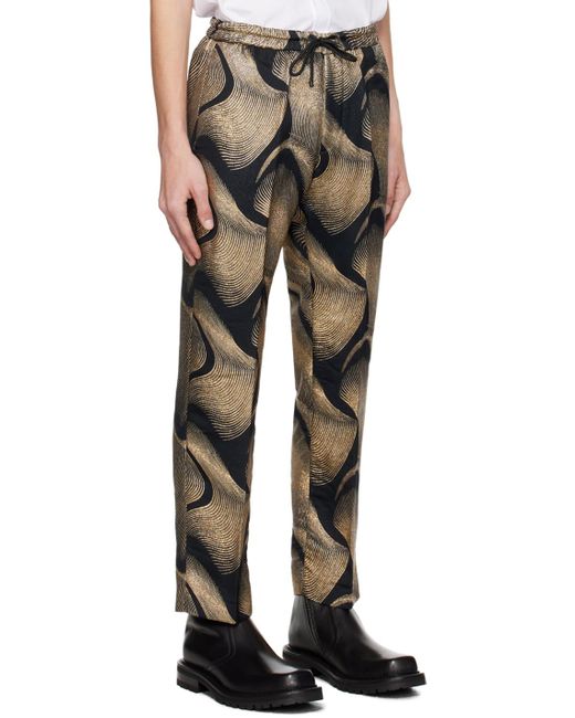 Vans pants mens gold best sale