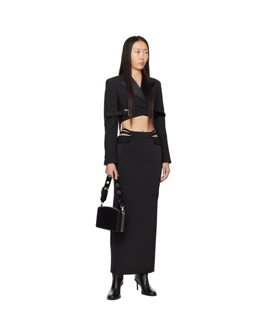 Dion Lee Black Interlock Tuxedo Blazer