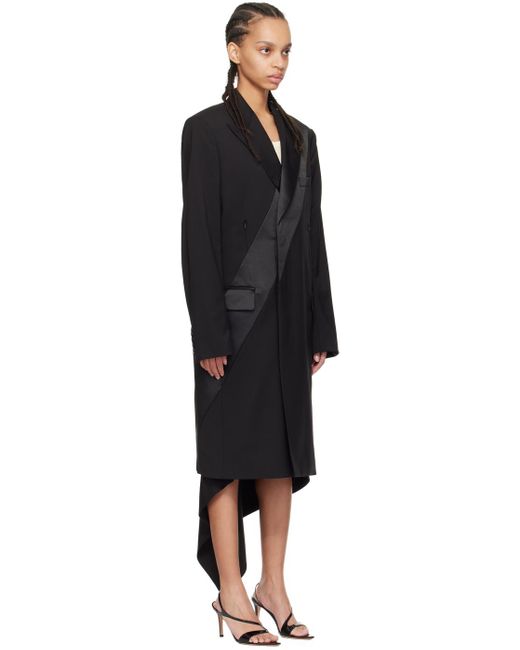 Manteau de style veston de smoking noir Helmut Lang en coloris Black