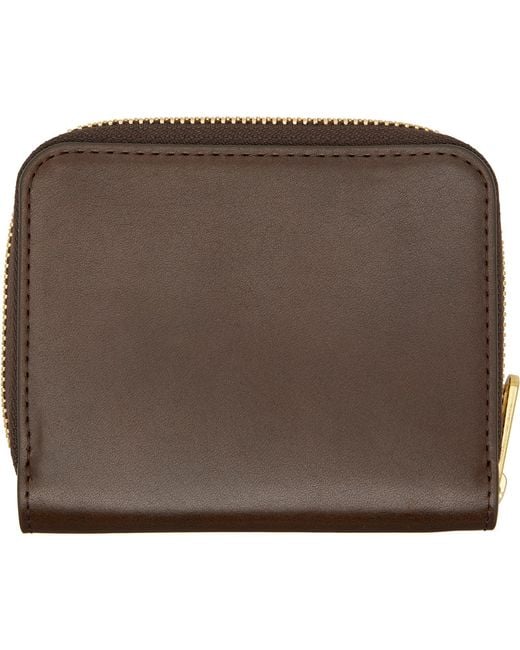 A.P.C. Brown Chelsea Wallet