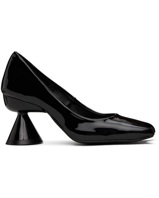 Chaussures à talon bottier noires à bout diablo PAULA CANOVAS DEL VAS en coloris Black