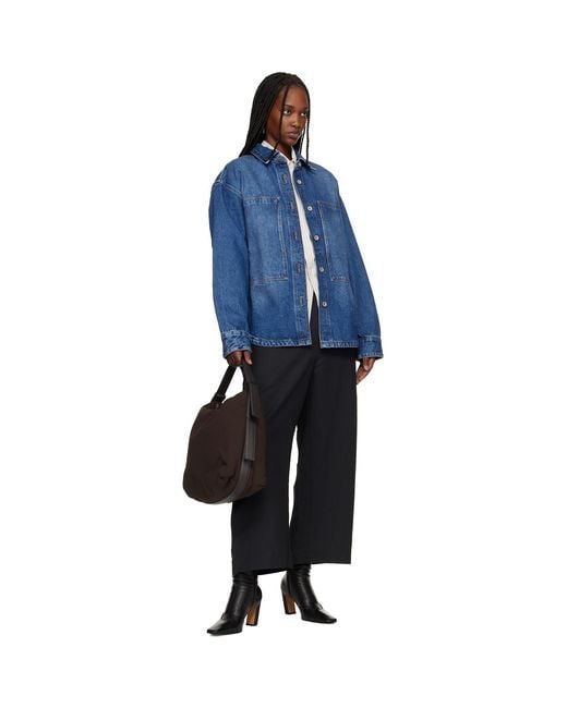 Studio Nicholson Blue Paso Denim Shirt