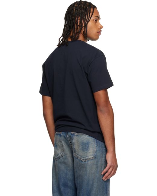 Givenchy Black Paris' Embroidery T-Shirt for men