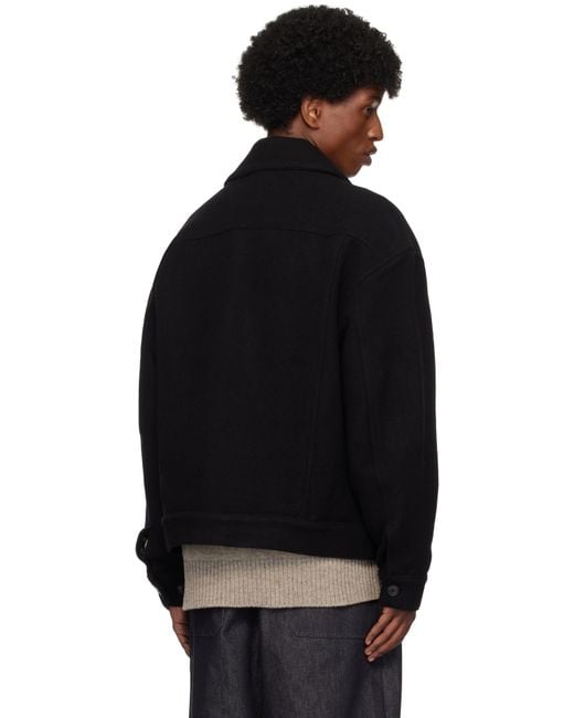 Lownn Wool Cashmere Workwear Jacket in Black for Men | Lyst Lownn Wool Cashmere Workwear Jacket in Black for Men | Lyst