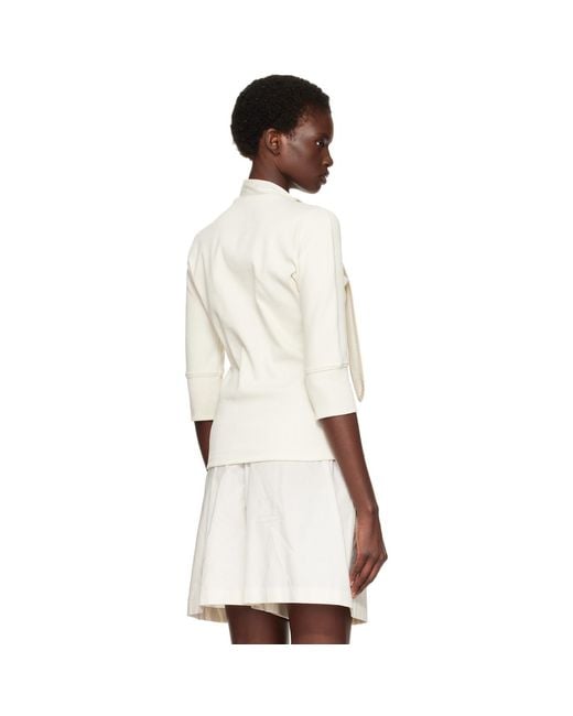 Lemaire Natural Off- Ascot T-Shirt