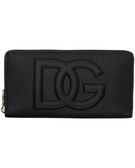 Portefeuille noir à logo dg Dolce & Gabbana pour homme en coloris Black