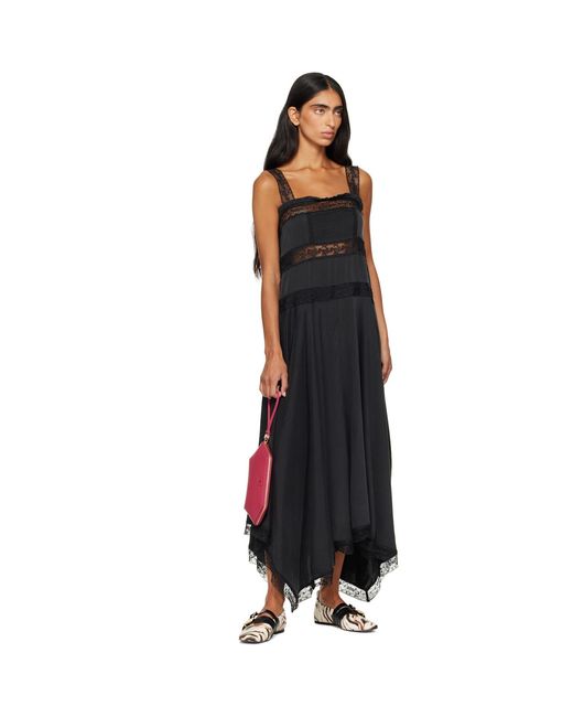 Ganni Brown Off- & Sue Triple Zebra Ballerina Flats