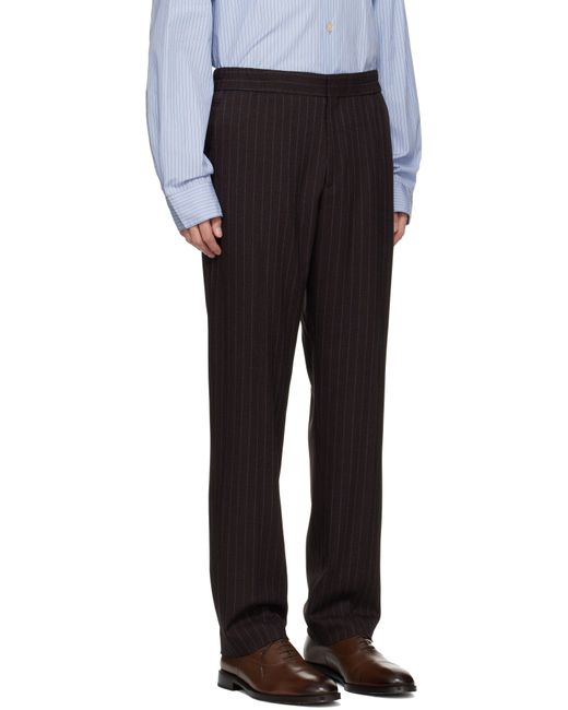 Pantalon Bourgogne En Laine Paul Smith pour homme en coloris Black