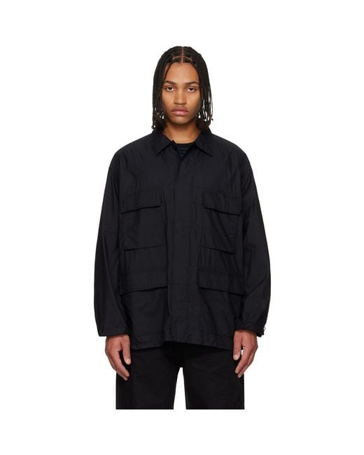 Nanamica Black Light Weight Field Jacket for men