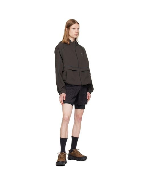 On Shoes Brown Cloudrock Low Waterproof Sneakers for men