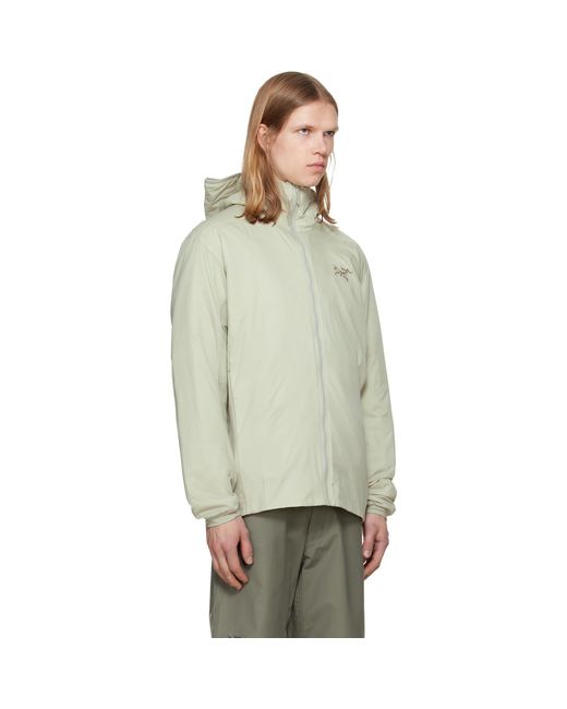 Arc'teryx Green Atom Hoody Jacket for men