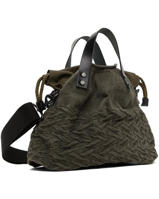 masterpiece Yashiki Edition Knit Messenger Bag in Black for Men Lyst