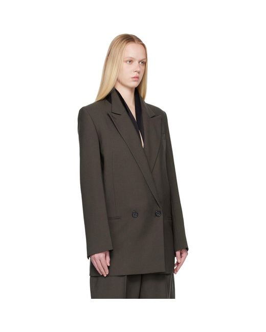 Totême Black Shield Blazer