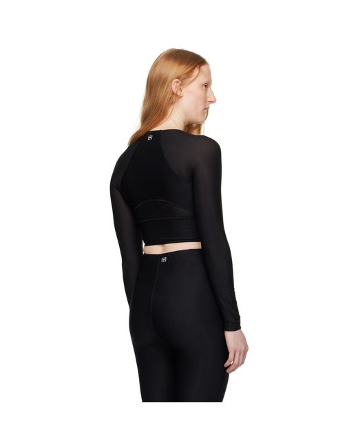 Wolford Black Active Flow Top