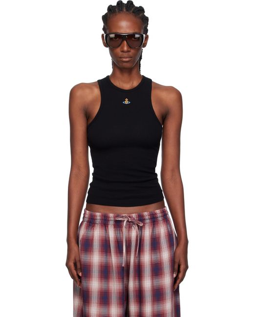 Vivienne Westwood Black 90S Vest Tank Top