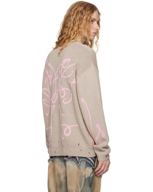 メンズ Acne プリント セーター Multicolor