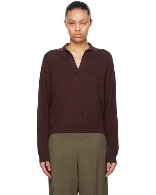 arch4 Brown Burgundy Oxford Cashmere Sweater