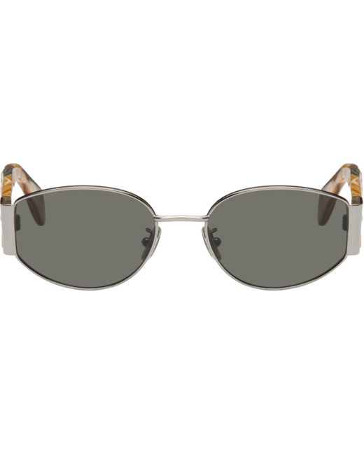 Retrosuperfuture Black Gunmetal & X Sunglasses for men