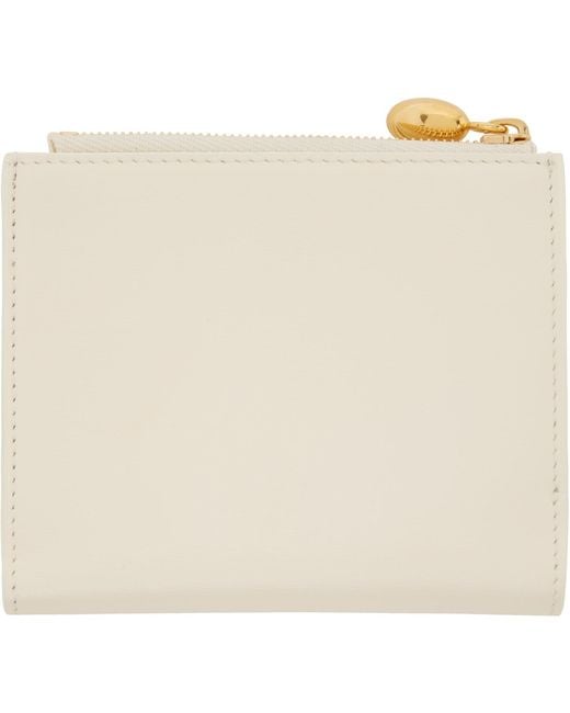 Jil Sander Natural Off- Goji Mini Wallet