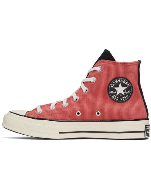 Converse Black Pink Chuck 70 Workwear Sneakers for men