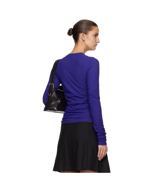 Our Legacy Blue Strain Slim Longsleeve Top