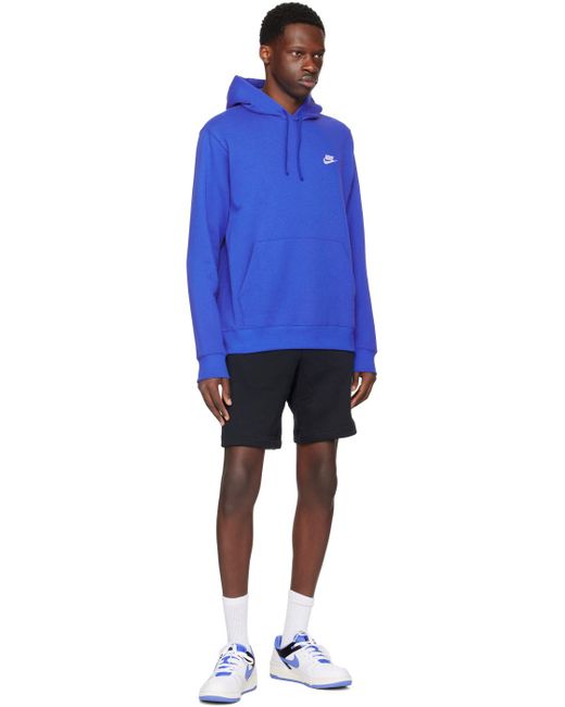 Nike Blue Printed Shorts for men