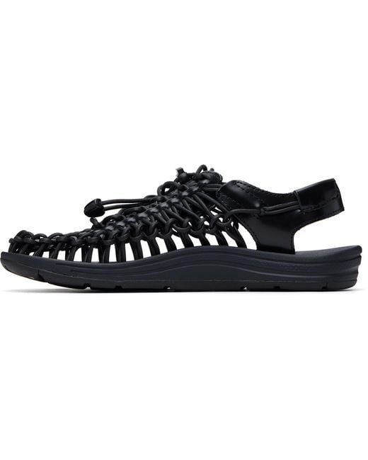 Keen Black Uneek Leather Sandals