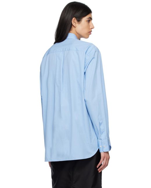Wardrobe NYC Blue Oversize Shirt