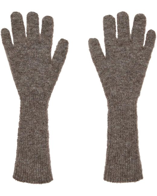 Paloma Wool Gray Taupe Peter Gloves