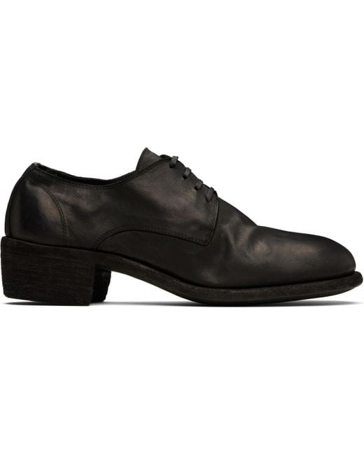 Guidi Black 792 Derbys for men