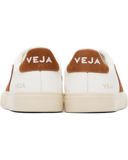 Veja Black Off- Campo Leather Sneakers for men