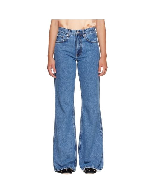 Anine Bing Blue Wyatt Jeans