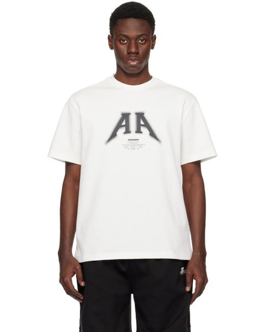 T-shirt blanc à logo nolc Adererror pour homme en coloris White