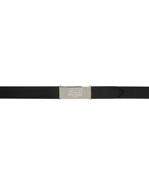 Maison Margiela Black & Gray Reversible Belt