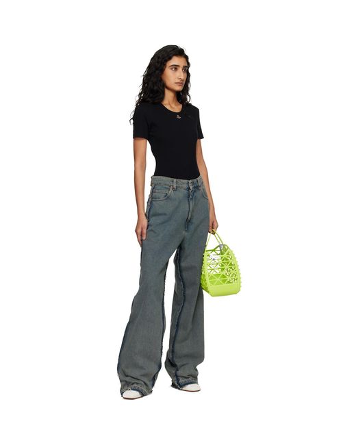 Vivienne Westwood Yellow X-Ray Tote