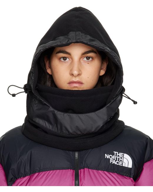 The North Face Black Whimzy Powder Hood Beanie | Lyst UK