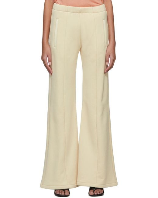 Amiri Natural Wide-Leg Sweatpants