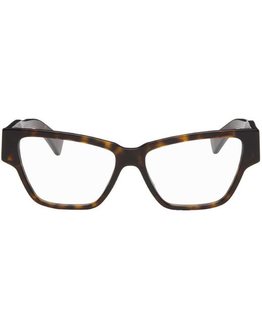 Bottega Veneta Black Cat-eye Glasses
