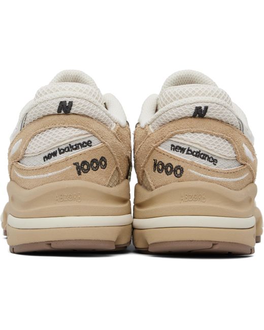 New Balance Black Tan 1000 Sneakers for men
