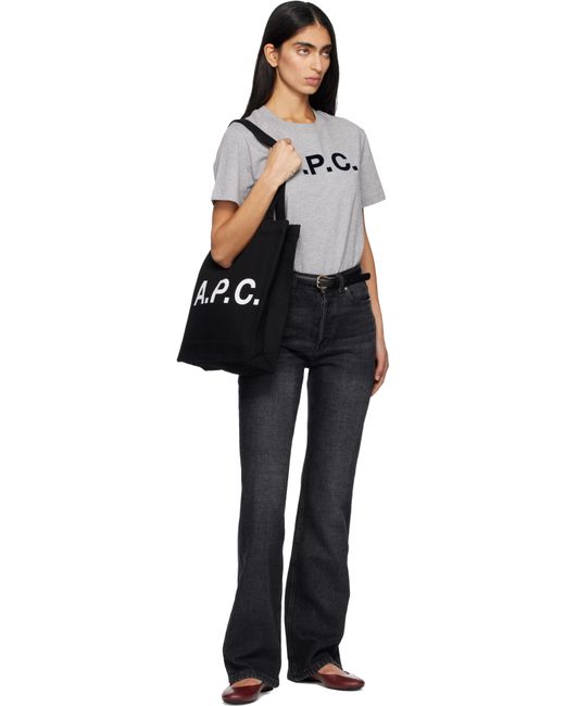 A.P.C. グレー Standard Grand 'Vpc' Tシャツ Black