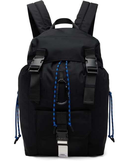 A.P.C. Black Trek Backpack for men
