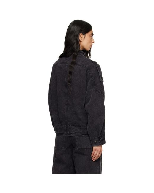 Isabel Marant Black Isalya Denim Jacket