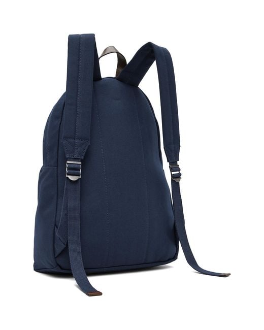 Polo Ralph Lauren Blue Polo Bear Canvas Backpack for men