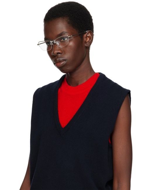 ShuShu/Tong Black Yvmin Edition Metal Bowknot Glasses