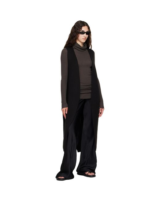Rick Owens Black Tower Cyclops Vest