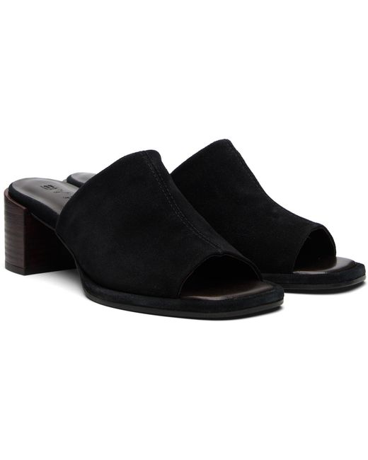 By Far Black Francisco Heeled Sandals