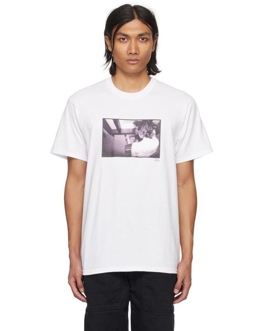Noah NYC White The Cure 'pictures Of You' T-shirt for men