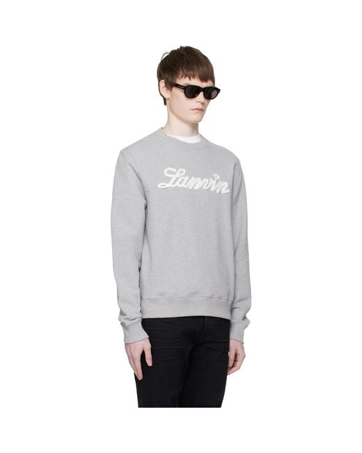 Lanvin Black Ribbon' Sweatshirt for men